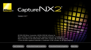 01 Nikon Capture NX2 Starten