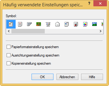 Zusätzliche Optionen für persönliche Einstellungen Zusätzliche Optionen für persönliche Einstellungen