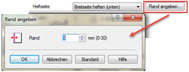 Canon Pro 9000 / Canon Pro 9000 Mark II Seite einrichten_Duplexdruck_Rand angeben Canon Pro 9000 / Canon Pro 9000 Mark II Seite einrichten_Duplexdruck_Rand angeben