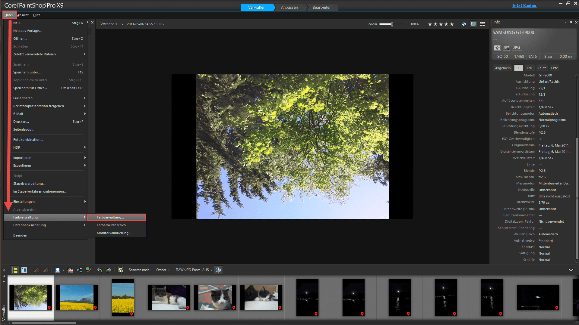 Datei drucken in Adobe Photoshop CC